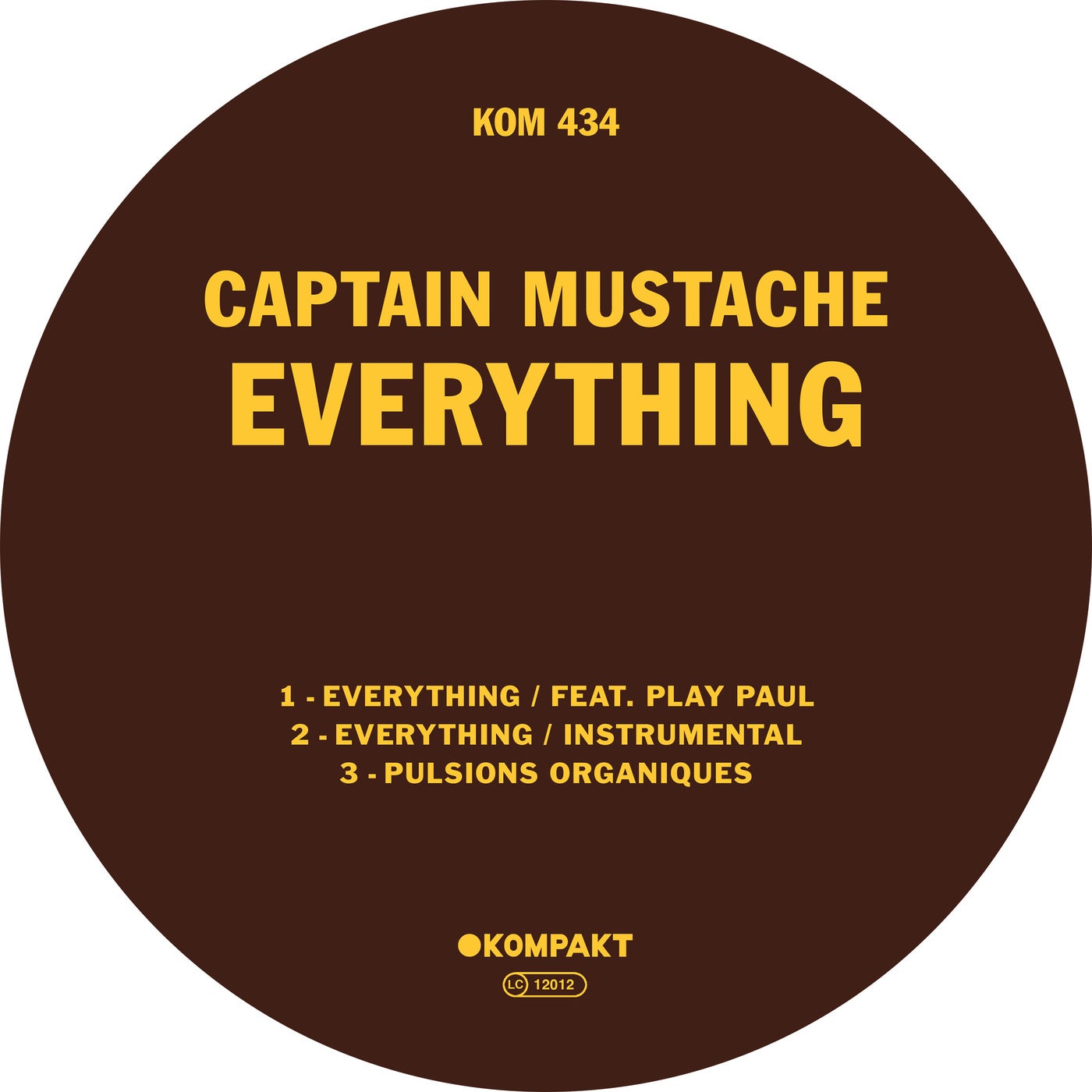 Captain Mustache – Everything [KOMPAKT434D]